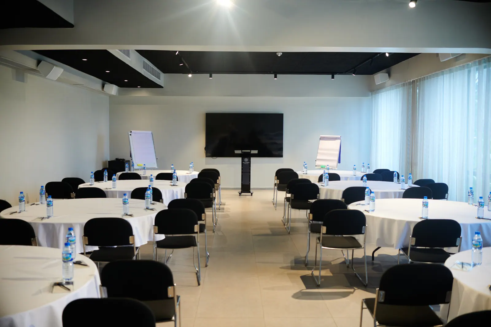 Conference room prepared for a focused session in Abuja