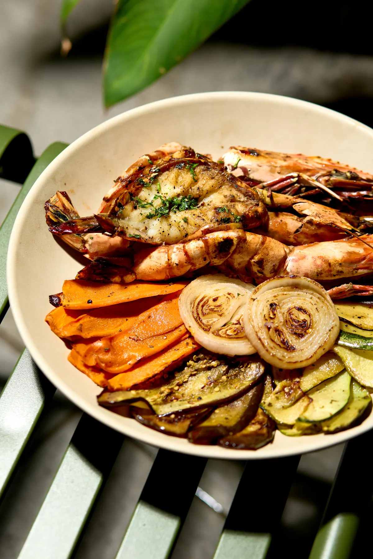 Grilled vegetables served at Rye Restaurant